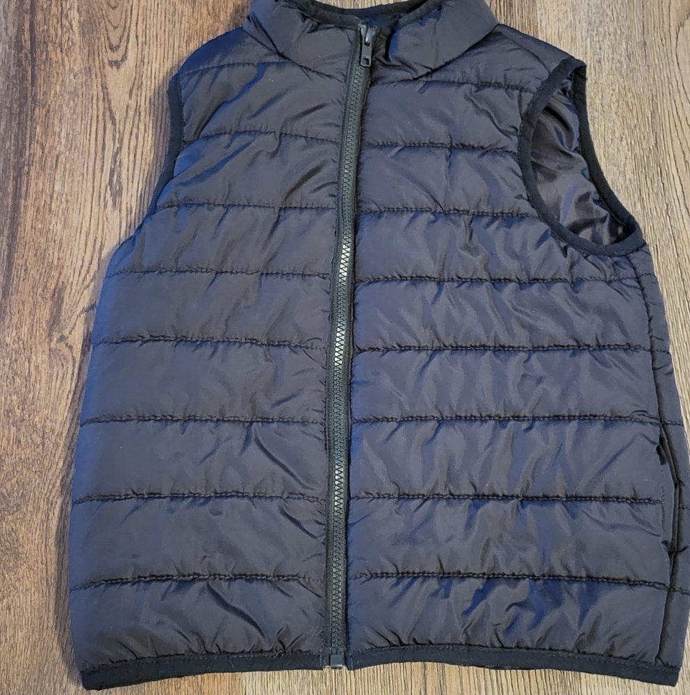 Gymboree Small (5-6) Puffer Vest Dark Gray